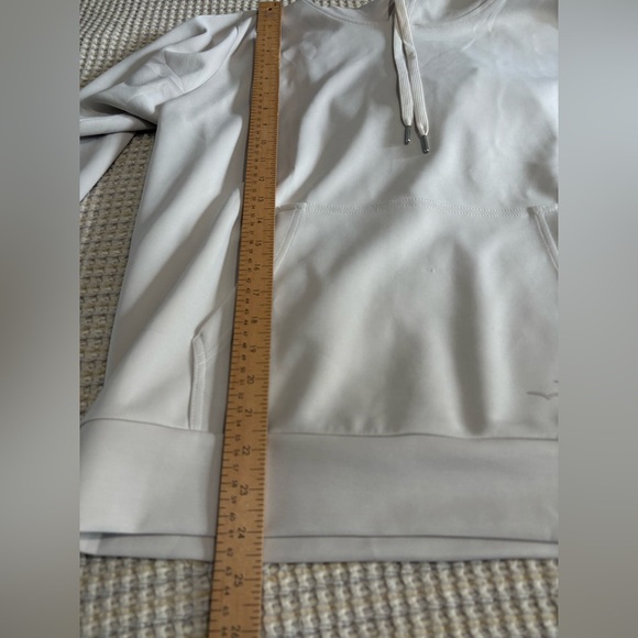 Lazy pants premium luxe sueded scuba hoodie in bone size XL women’s - Picture 7 of 11